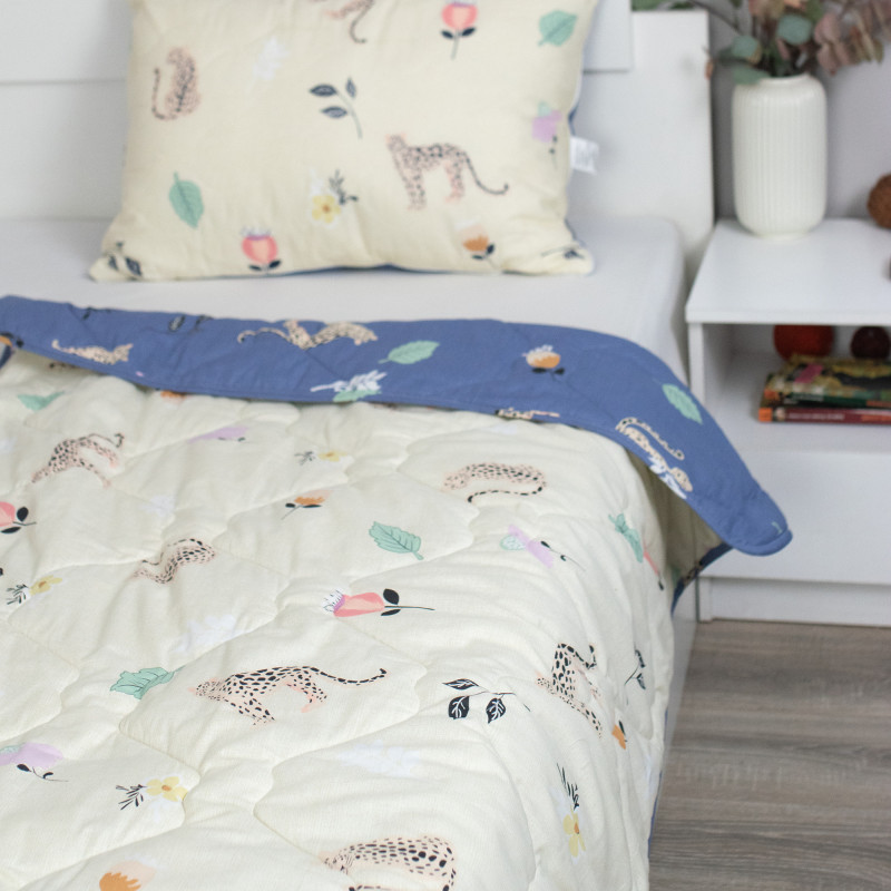 Одеяло детское 140х205 (см) "LEO"  (синтепон, поплин) 